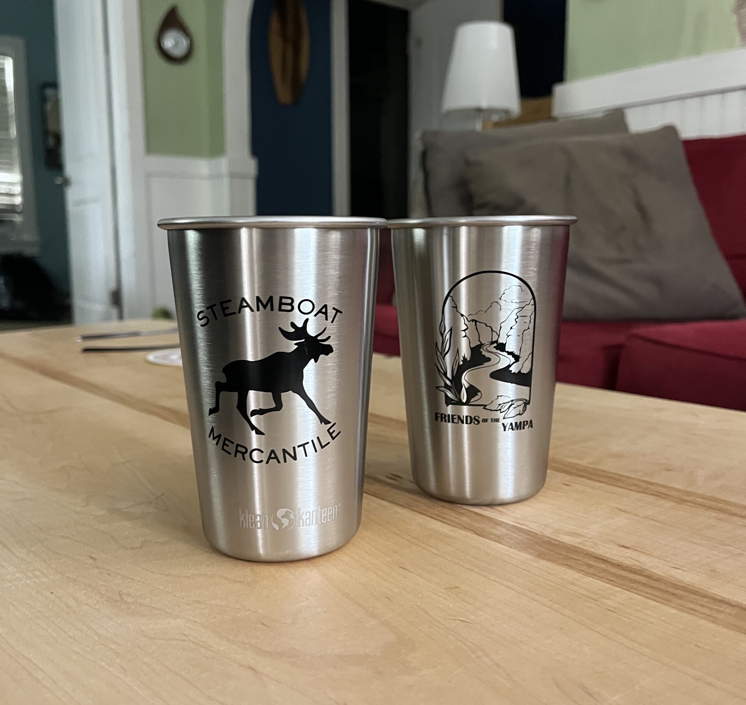 Friends of the Yampa and Steamboat Mercantile partner pint cup